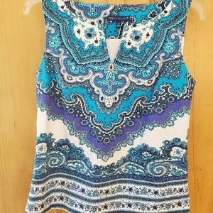 RSVP by Talbots Sleeveless Top in Beautiful, Bold Collors